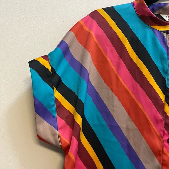 Crosby Mollie Burch rainbow top size Medium - Picture 5 of 5